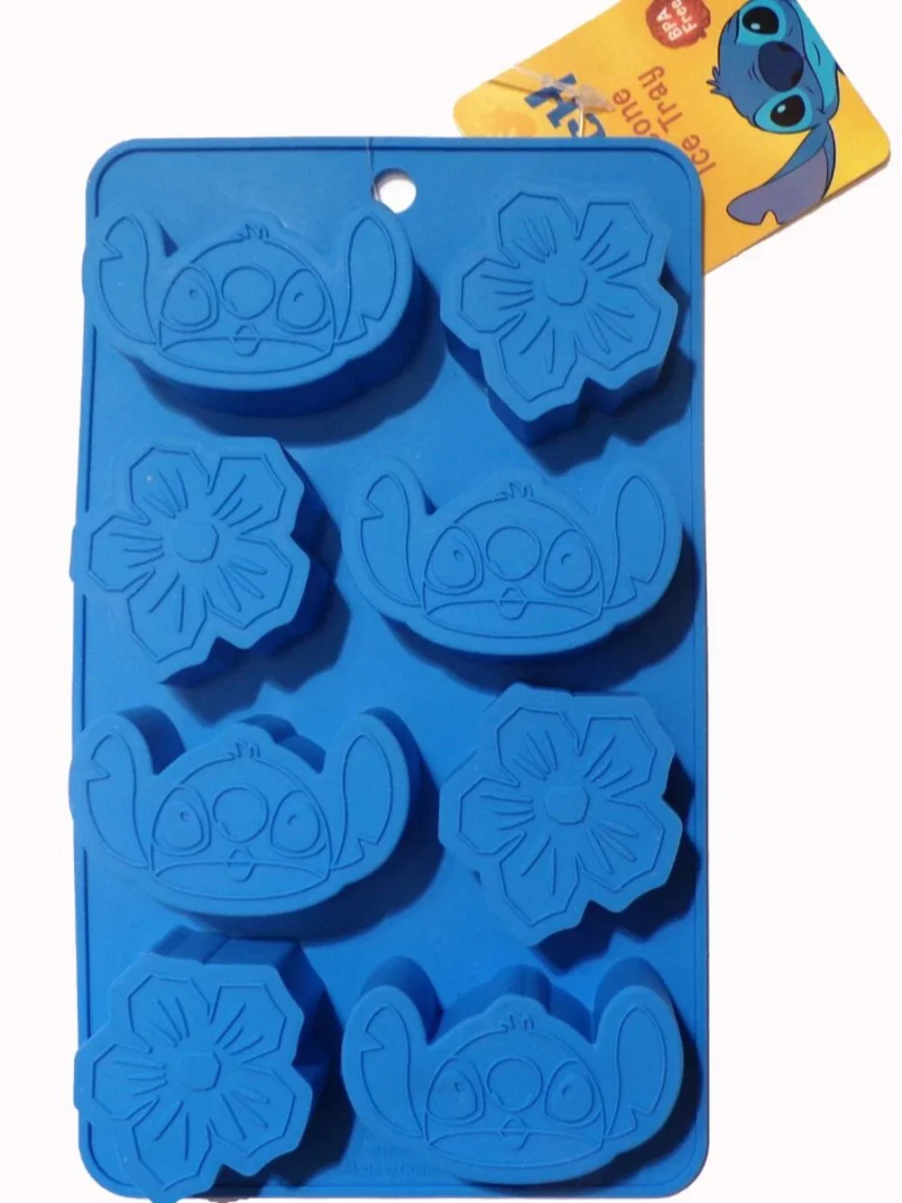 Disney Lilo & Stitch and Mickey Mouse Silicone Ice Trays (2-Piece Set)